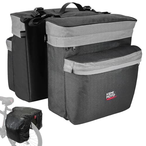 KEMIMOTO 34L Panniers with Rain Cover