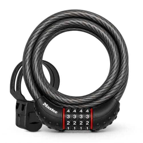 Master Lock 8122D 6 ft Cable Lock