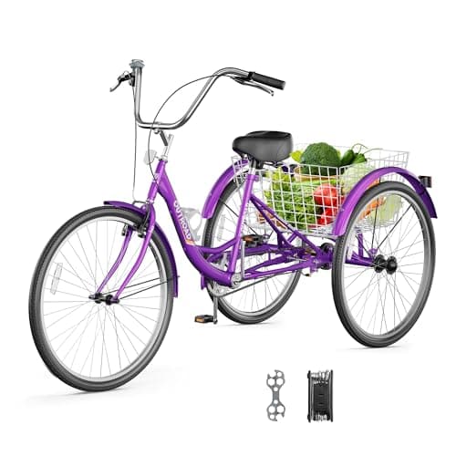 Outroad 24/26 Inch Single Speed Tricycle