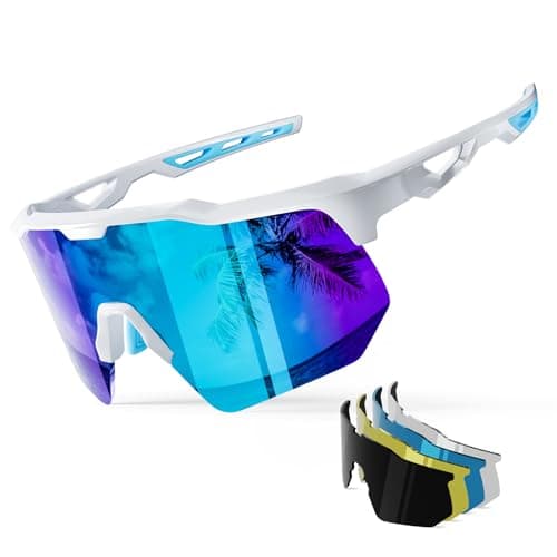 HAAYOT 5-Lens Sports Sunglasses