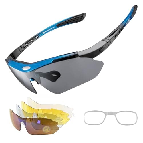 ROCKBROS 5-Lens Polarized Cycling Glasses