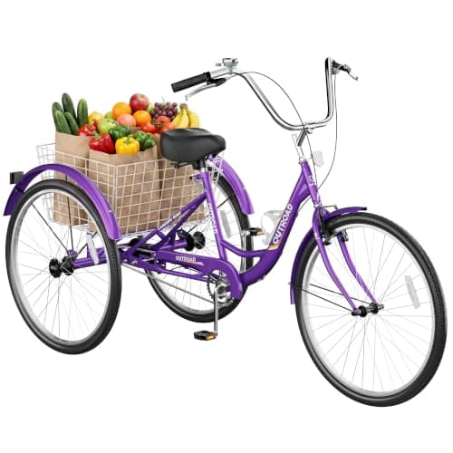 Brightpeak 1-Speed 24 Inch Cruiser Trike
