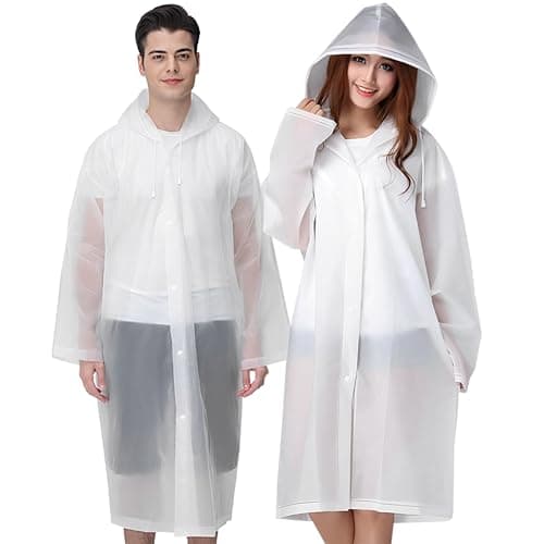Cosowe Rain Ponchos (2 Pack)