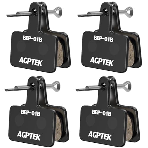 AGPTEK Resin Disc Brake Pads, 4 Pairs