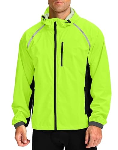 Bikewa Men's Cycling Rain Jacket