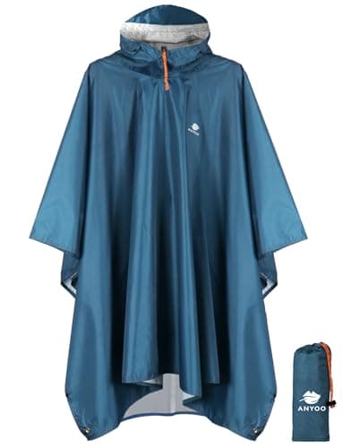 ANYOO Hooded Rain Poncho