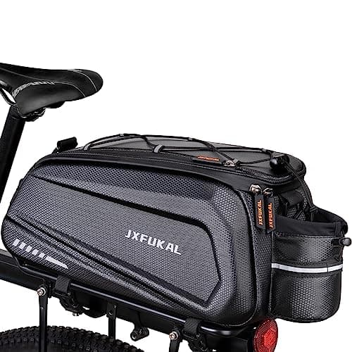 JXFUKAL Hard Shell Rear Rack Bag