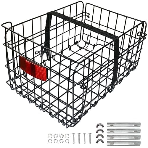 Huntoshon Folding Rear Bike Basket