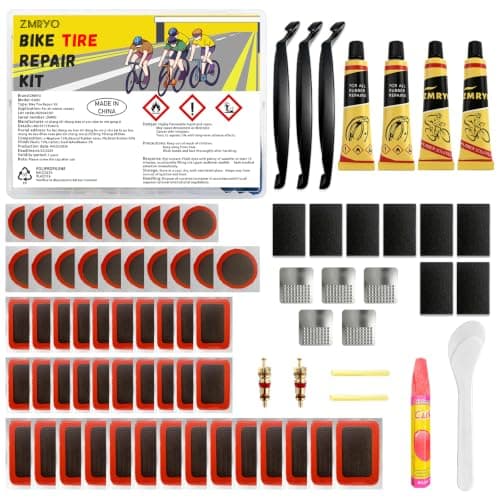 ZMRYO 80-Piece Bike Tire Repair Kit