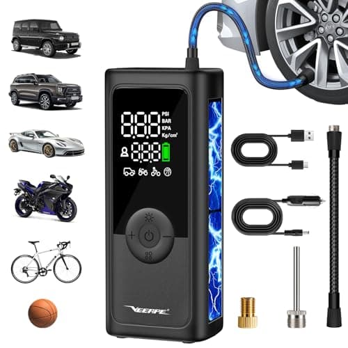 VEEAPE Tiny Pump Mini Electric Bike Pump