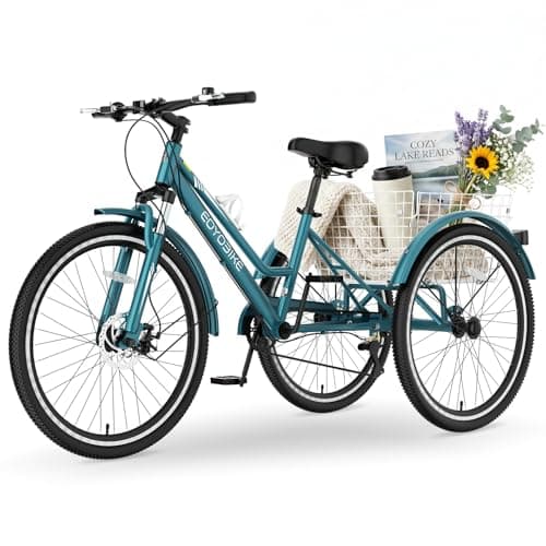 MOPHOTO 7-Speed Mountain Tricycle 24 Inch