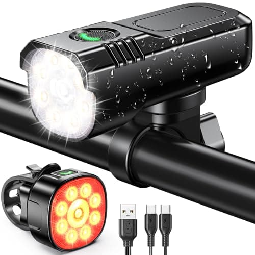 Zewdov 1000 Lumen Headlight and Tail Light Set