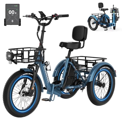 MOONCOOL 750W Folding Electric Trike