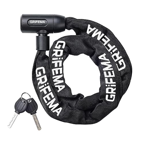 GRIFEMA 4 ft Hardened Steel Chain Lock