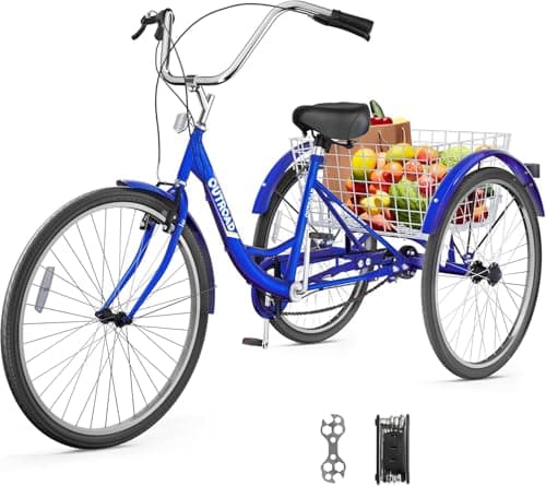 Brightpeak 1 Speed Adult Tricycle