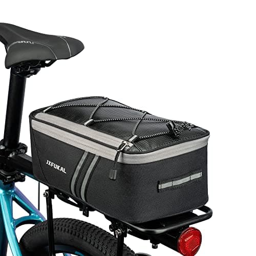 JXFUKAL Rear Rack Bag with Rain Cover