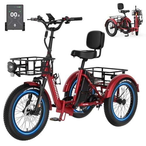 MOONCOOL 750W Fat Tire Electric Trike