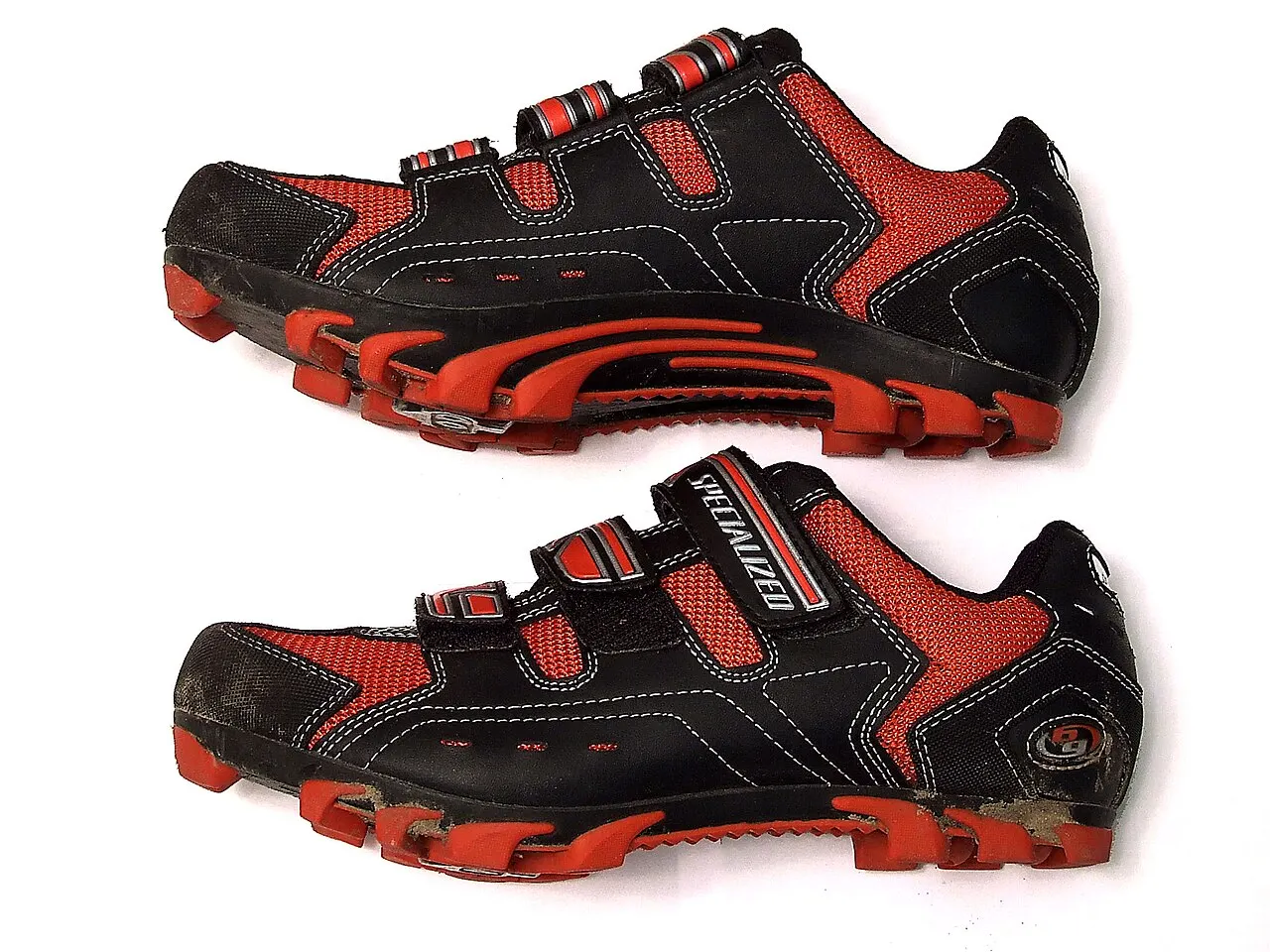 Cycling footwear shown as riding equipment