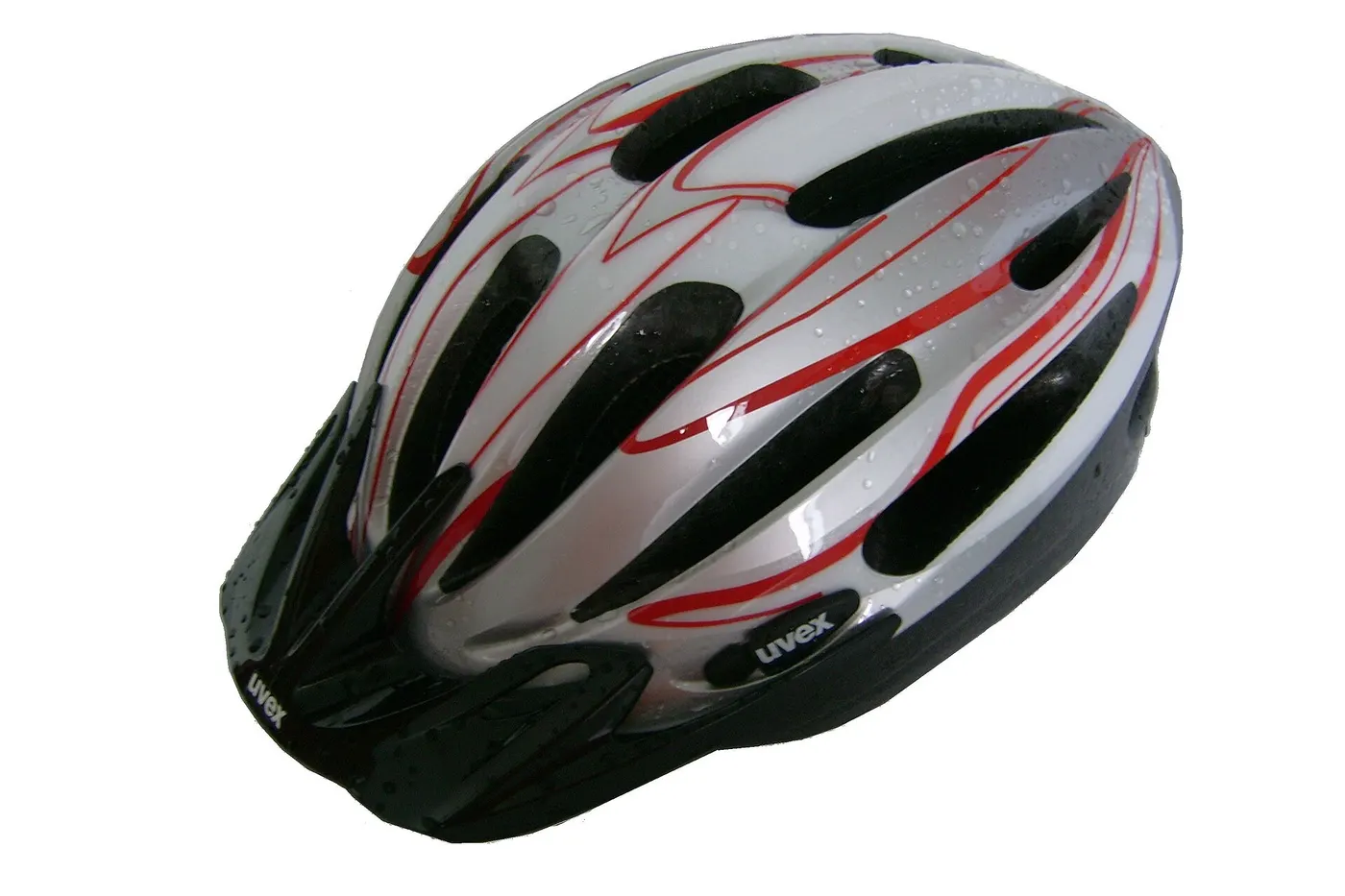 A bicycle helmet shown in a product photograph.