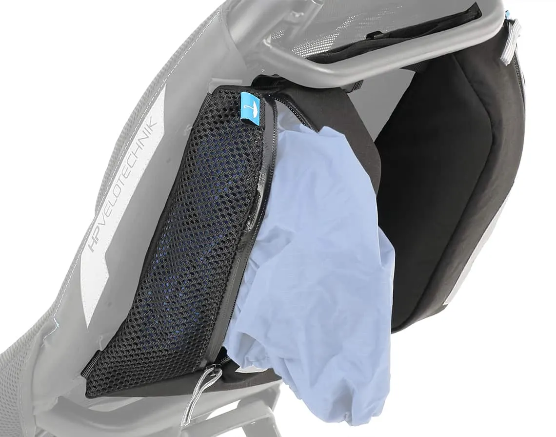 HP Velotechnik Recumbent seat add-on bags example