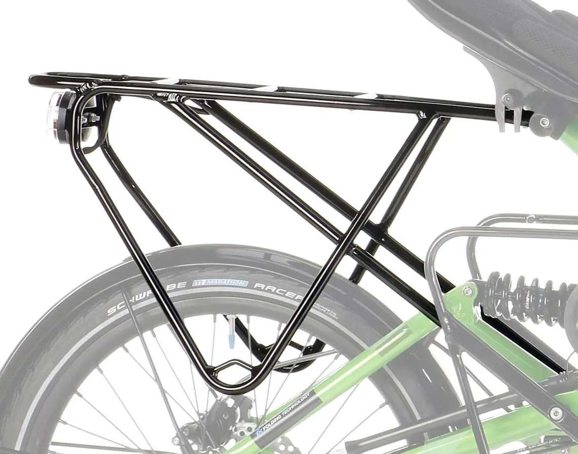 HP Velotechnik Recumbent luggage rack example